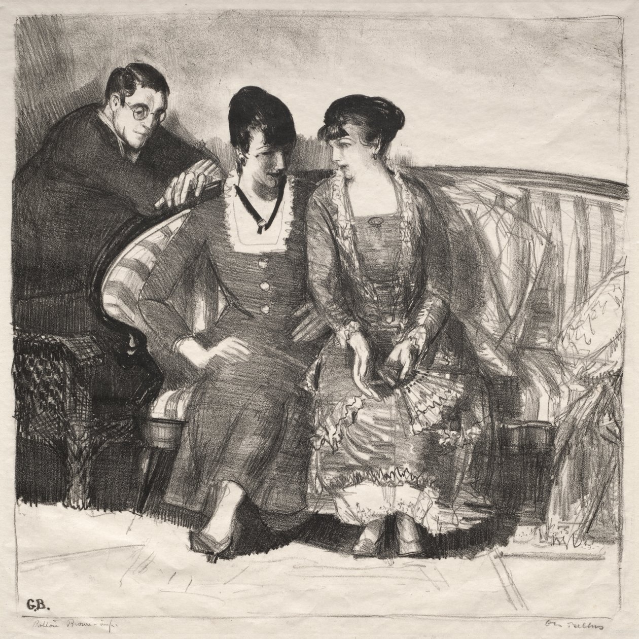 Emma, Elsie und Gene von George Bellows