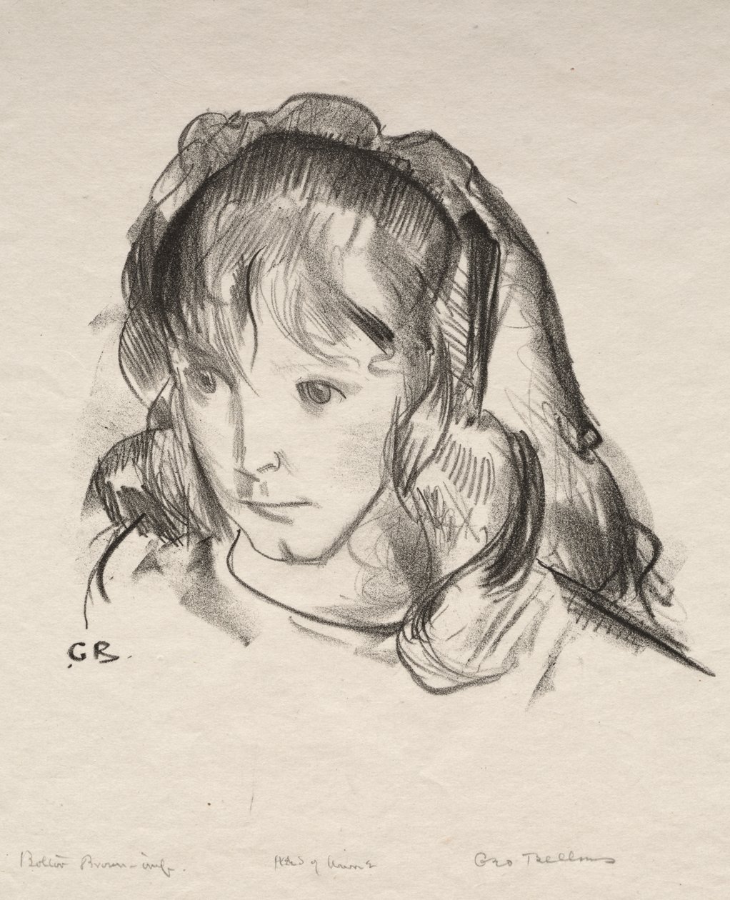 Kopf von Anne von George Bellows