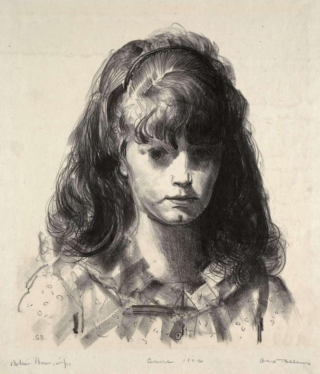 Kopf von Anne von George Bellows