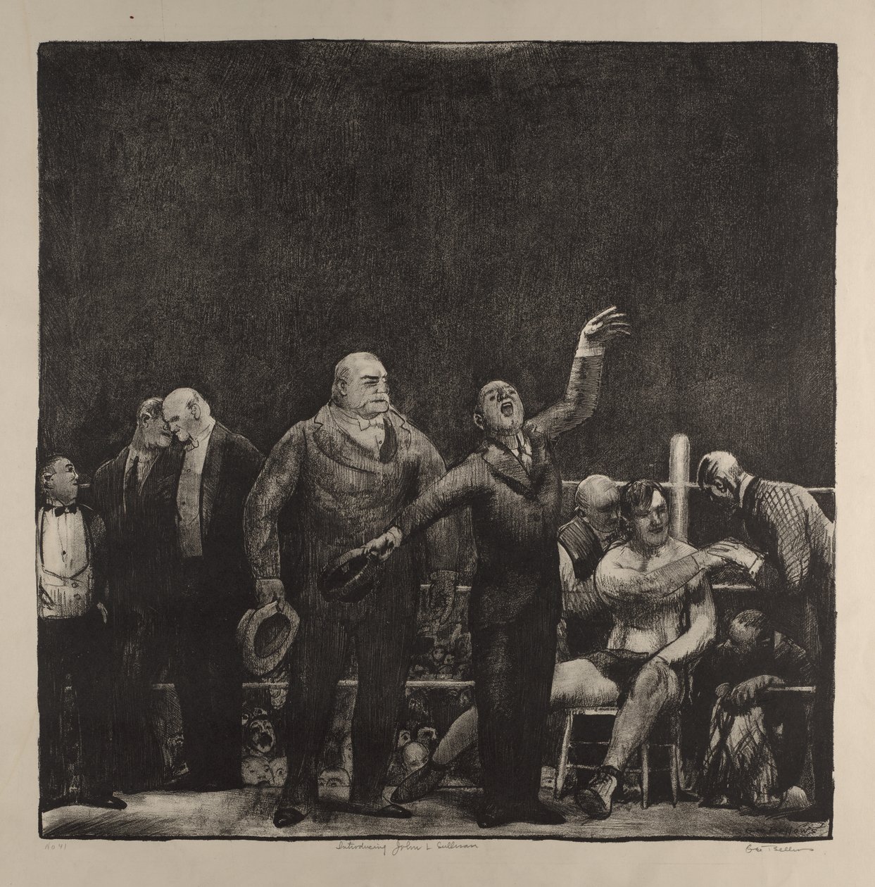 Einführung von John L. Sullivan von George Bellows