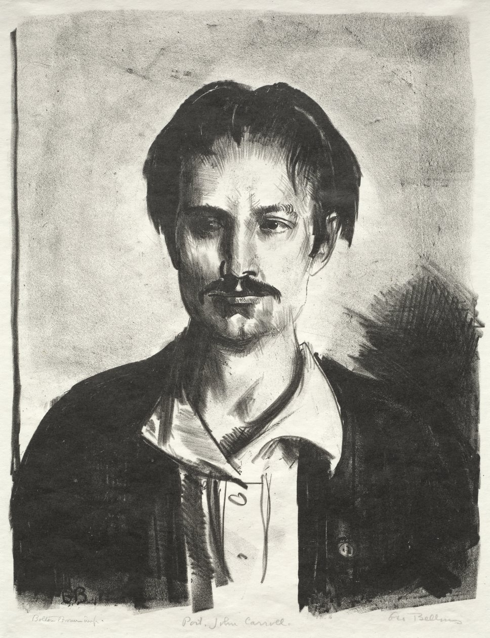 Porträt von John Carroll von George Bellows