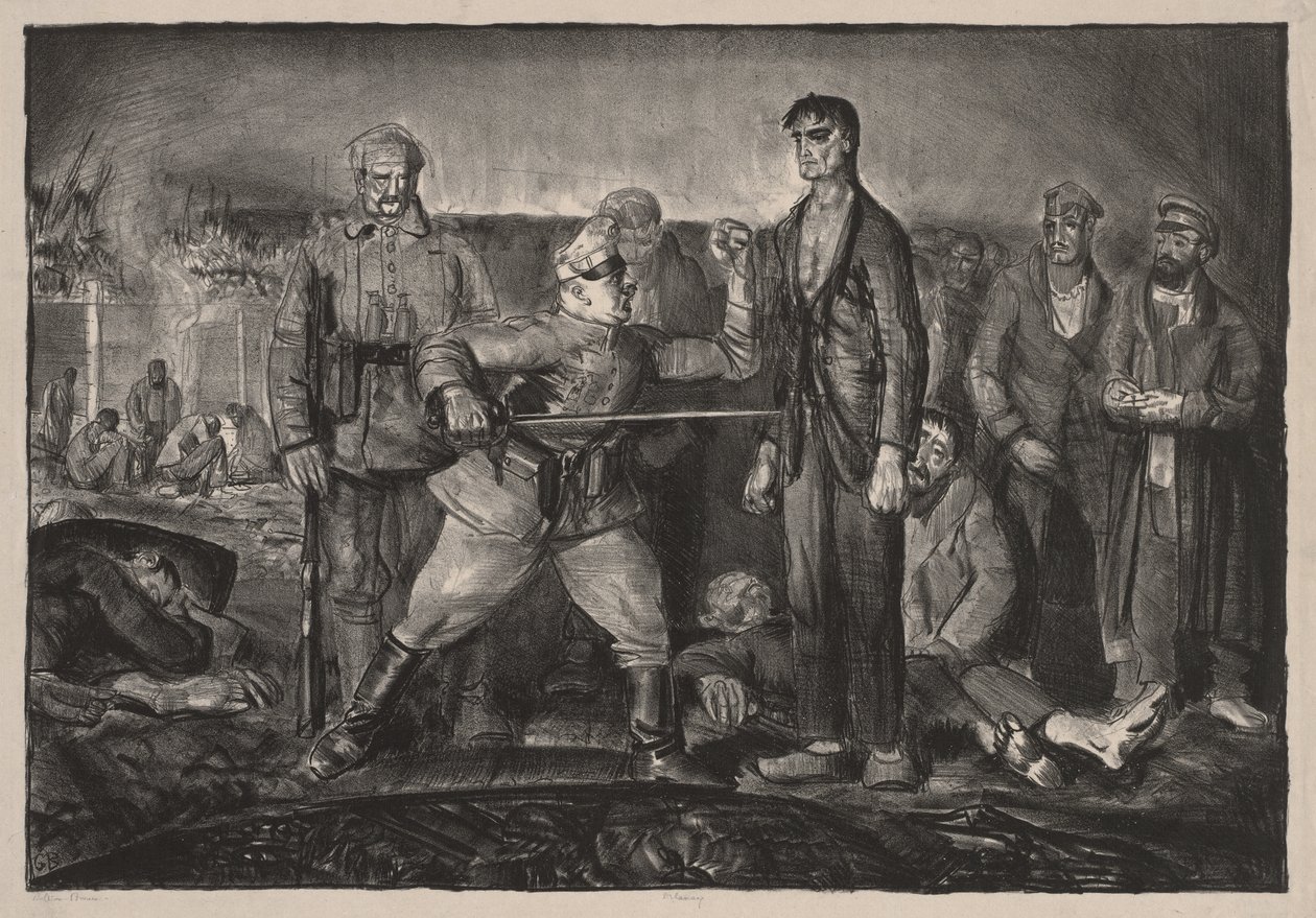 Der Fall von Sergeant Delaney von George Bellows