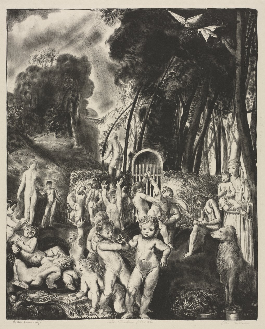 Der Garten des Wachstums von George Bellows