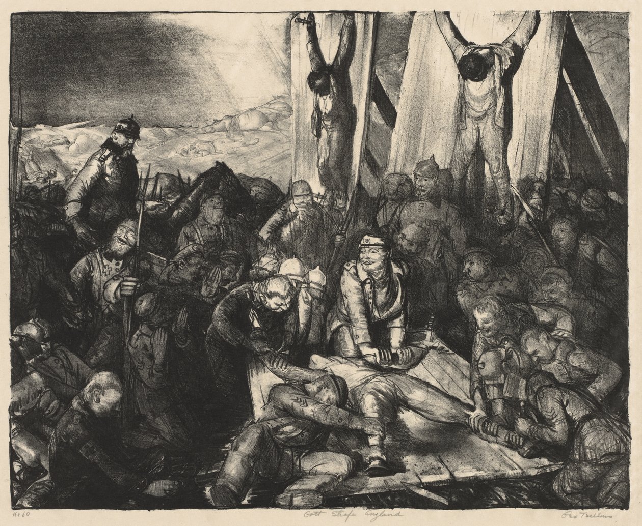 Krieg-Serie: Gott strafe England von George Bellows