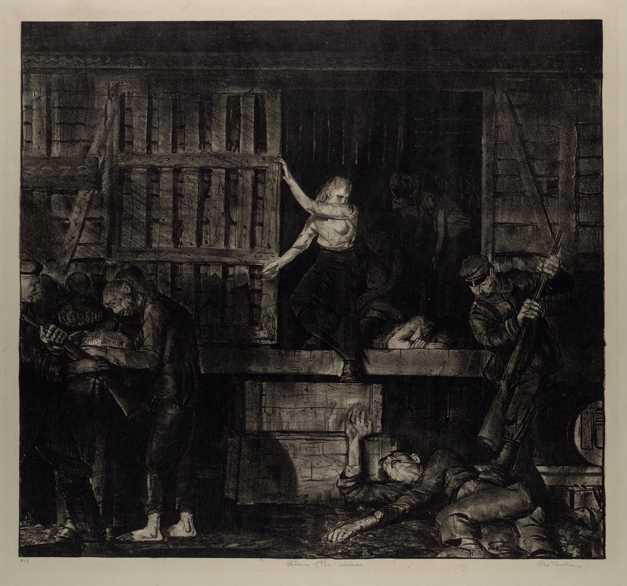 Krieg-Serie: Die Rückkehr der Nutzlosen von George Bellows