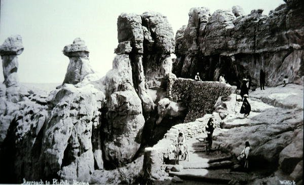 Der Weg nach Pueblo Acoma, New Mexico von George Benjamin (Ben) Wittick