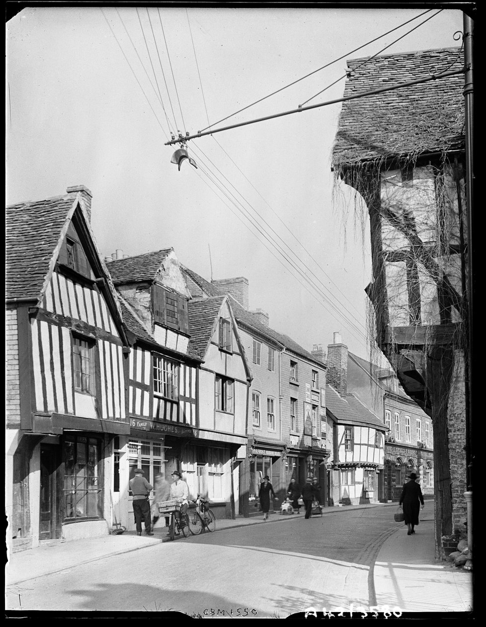 Friar Street, Worcester, Worcestershire, 1942 von George Bernard Mason