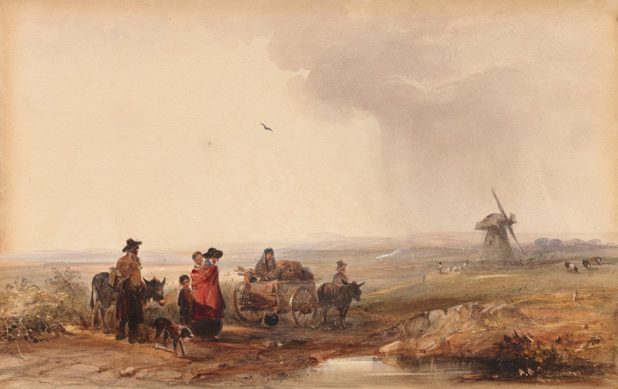 Zigeunerlager, Holland, 1800er Jahre von George Bryant Campion