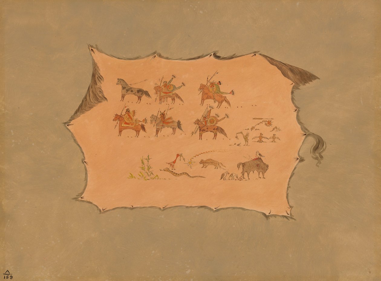 Faksimile eines Pawnee-Doktor-Robes von George Catlin