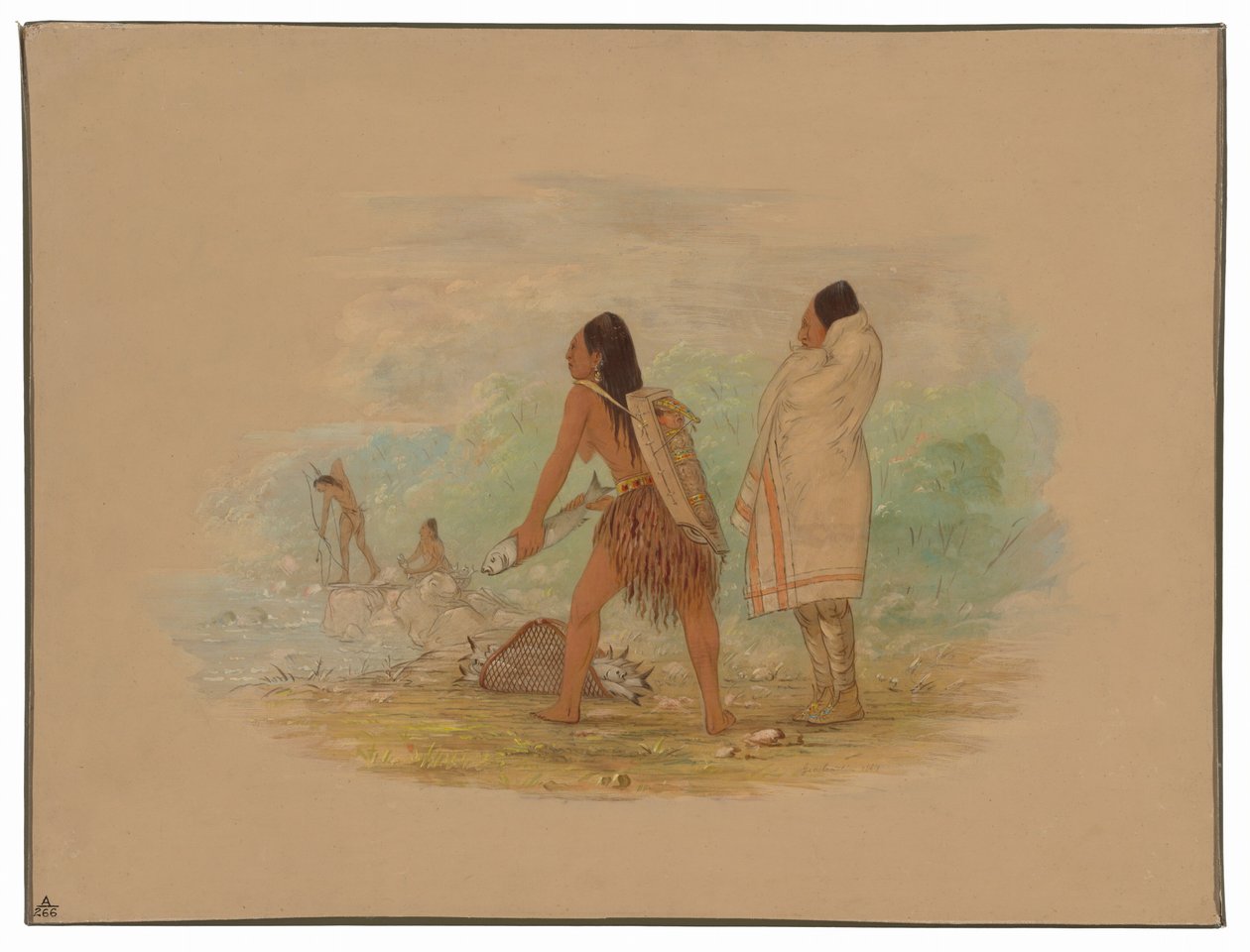 Flathead-Indianer von George Catlin