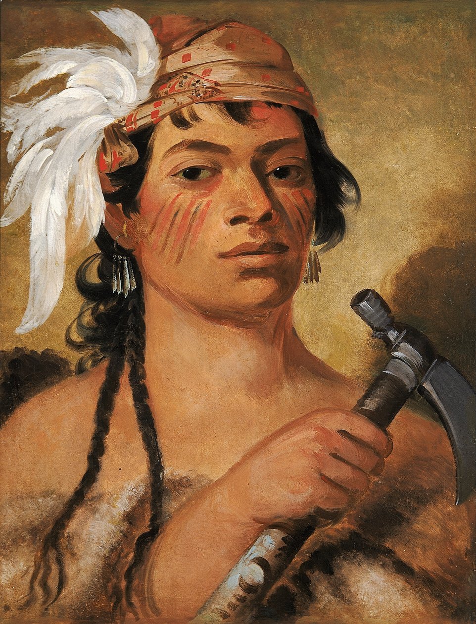 Guter Jäger, ein Krieger von George Catlin