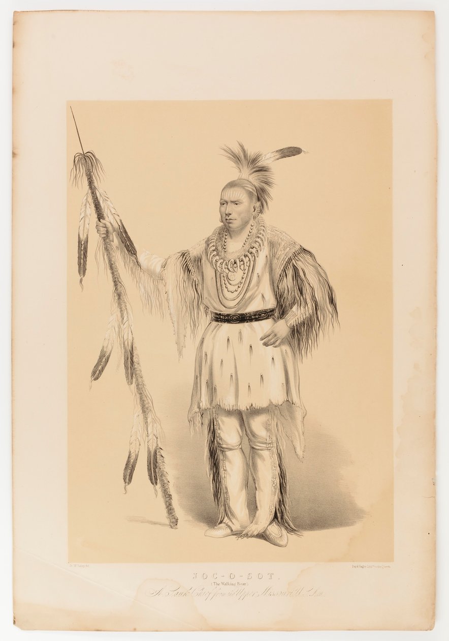 Joc-o-sot, der Gehende Bär von George Catlin