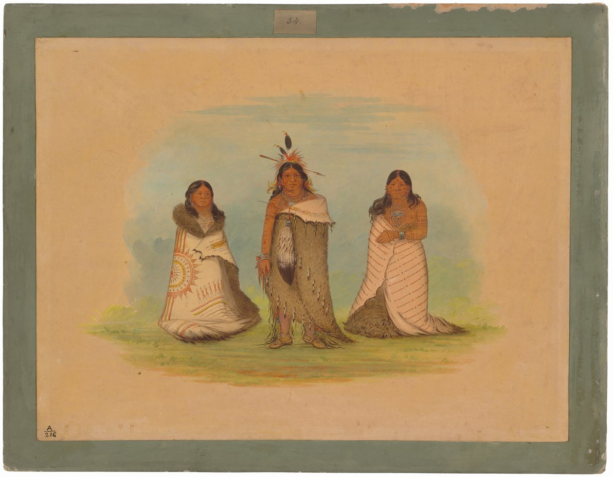 Puncah-Indianer von George Catlin