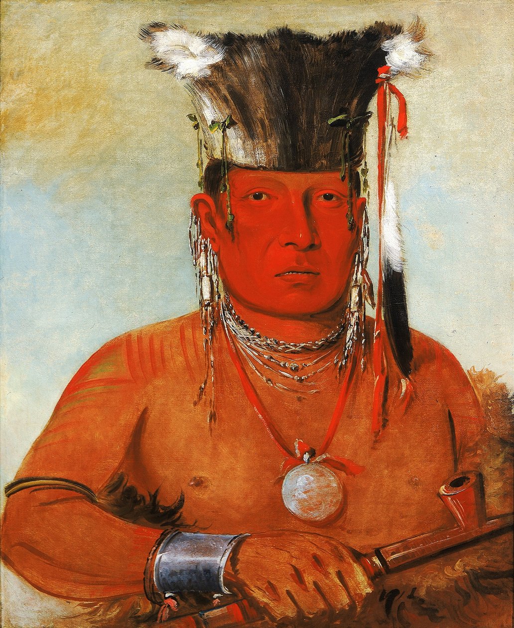 Sháw-da-mon-nee, Dort geht er, ein Tapferer von George Catlin