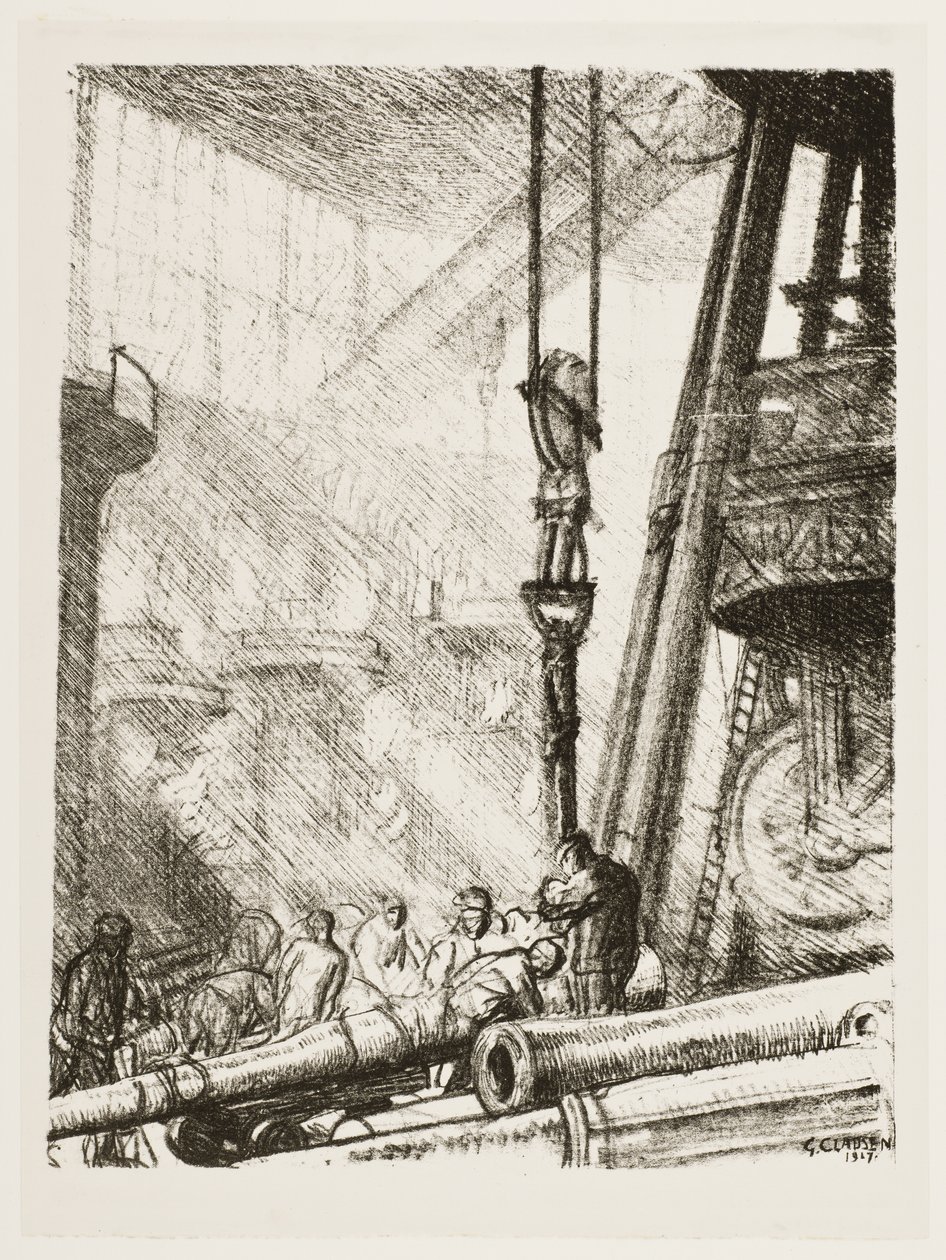 Ein Schlauch heben von George Clausen