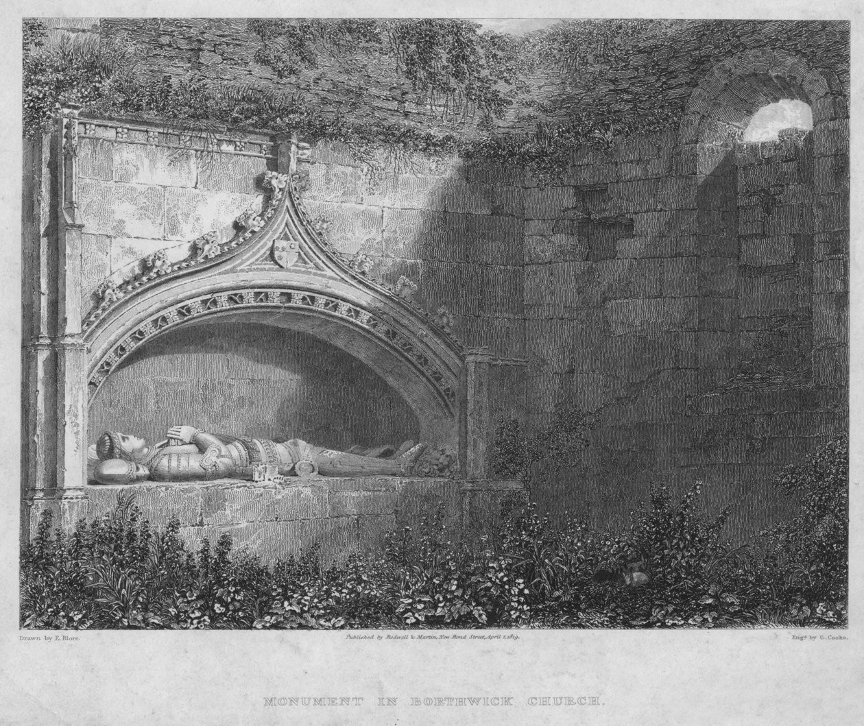 Denkmal in der Borthwick-Kirche, 1819 von George Cooke