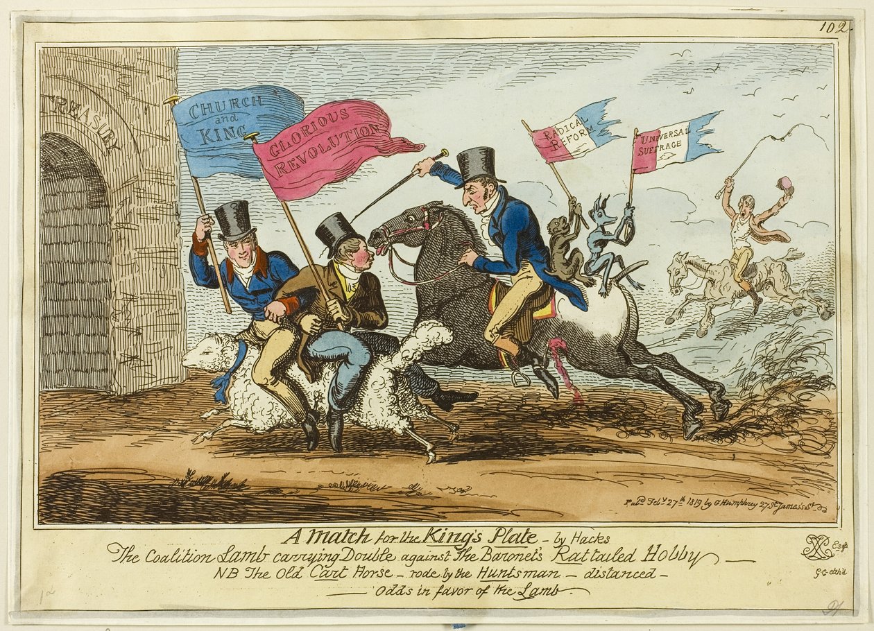 Ein Match für die Königsplatte - Von Hacks von George Cruikshank