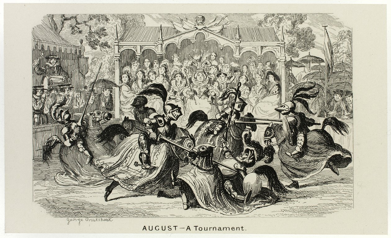 August - Ein Turnier aus George Cruikshank