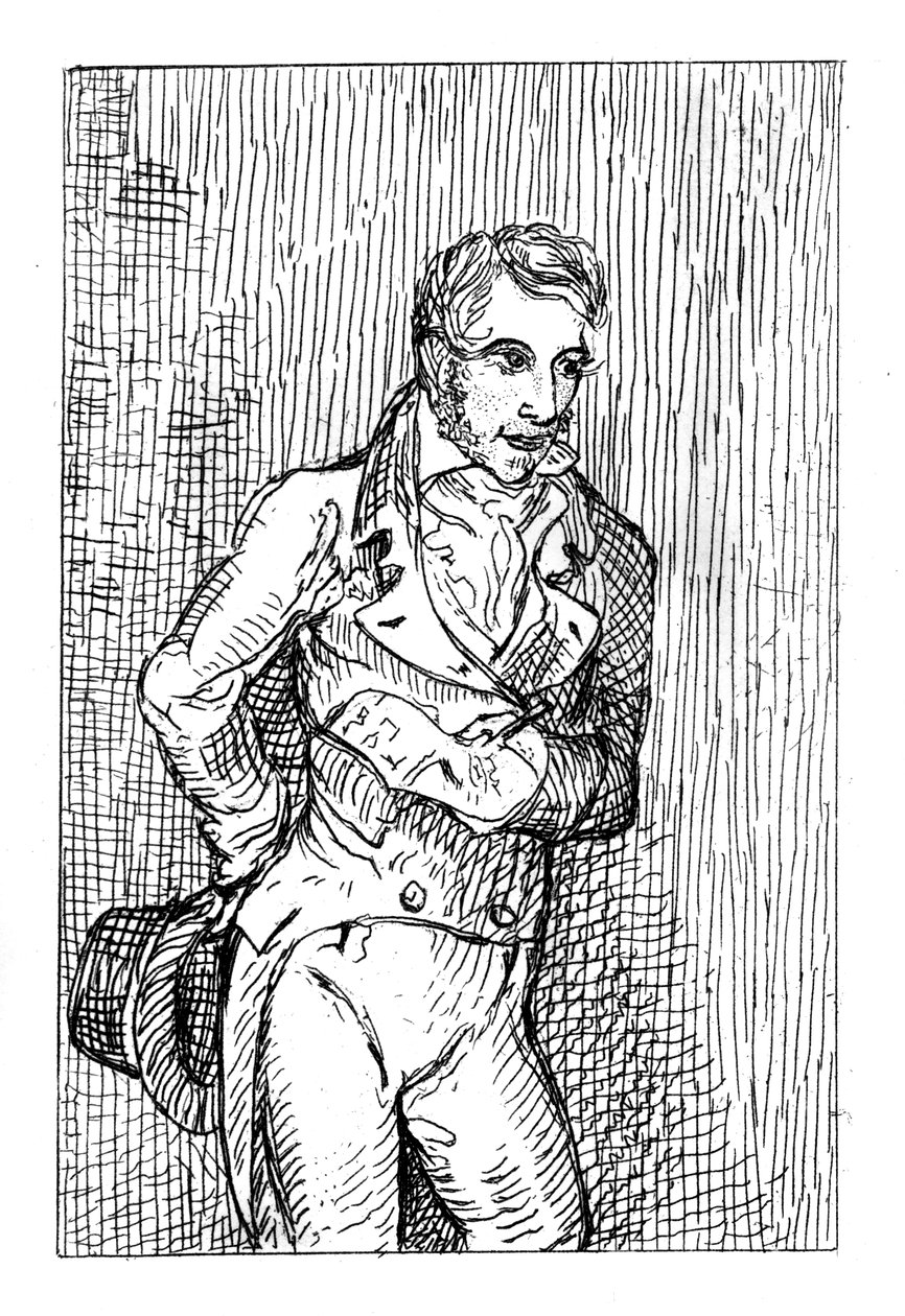 George Cruikshank 1792-1878, englischer Karikaturist und Buchillustrator, 1811 von George Cruikshank