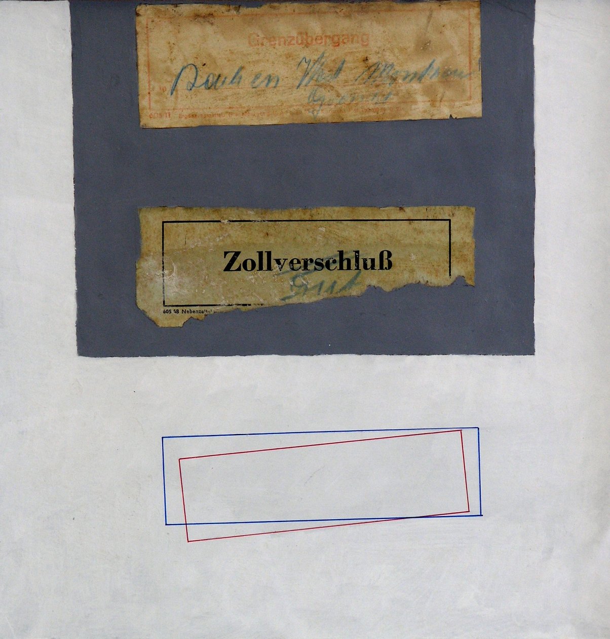 CCC (Zollabfertigung Collage) von George Dannatt