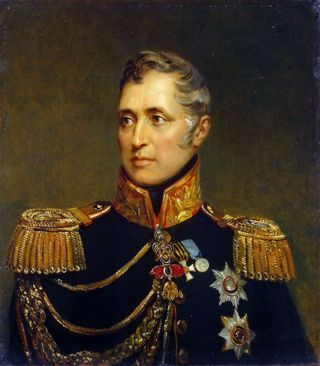 Porträt von Graf Carlo Andrea Pozzo di Borgo von George Dawe