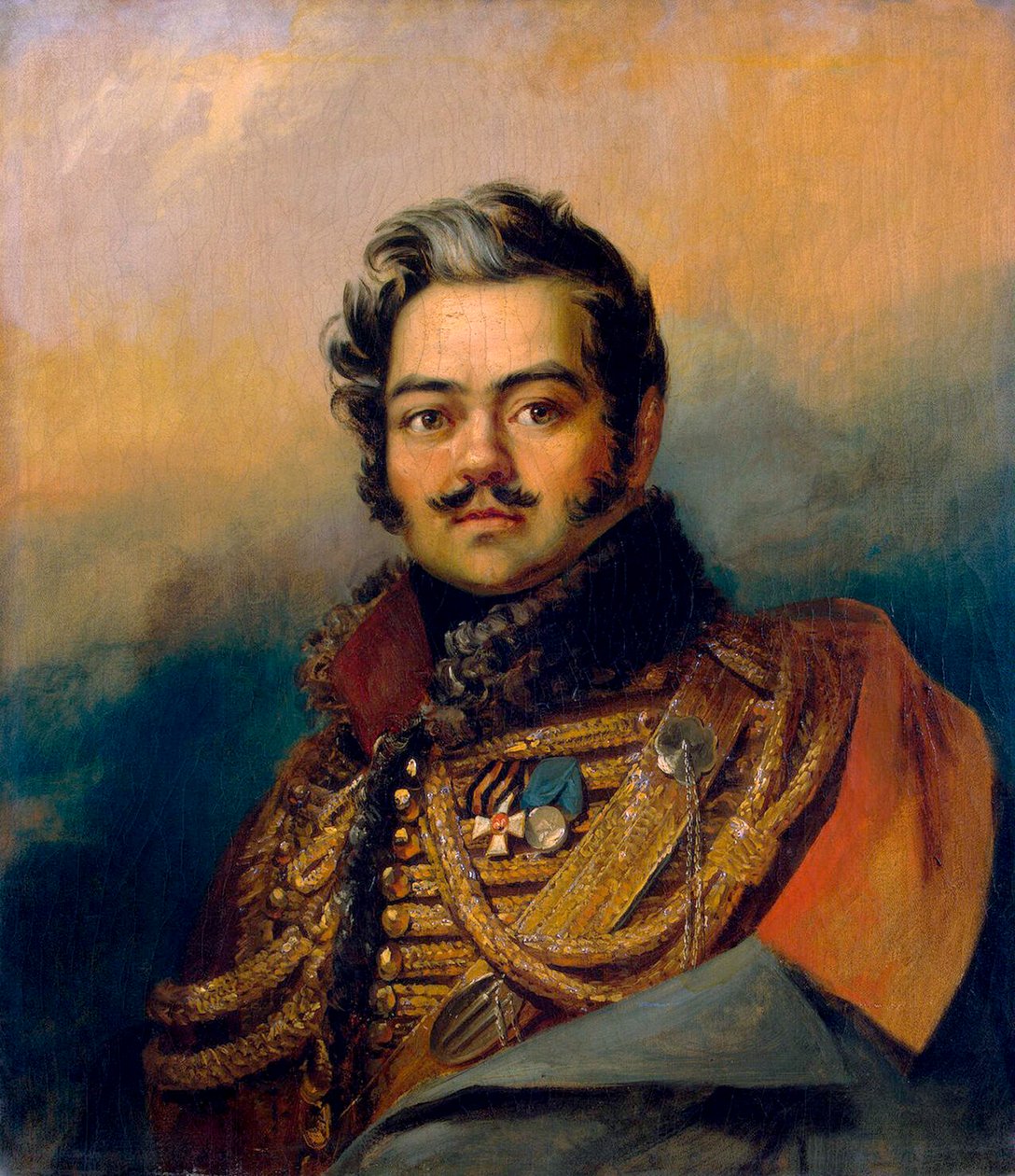 Denis Davydov, russischer Soldat und Dichter von George Dawe