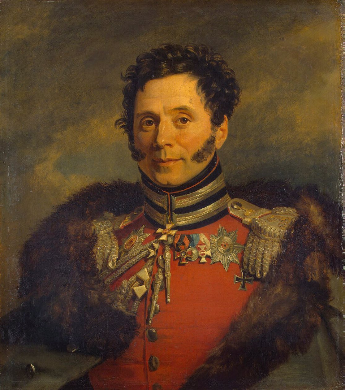 Porträt von General Nikolai Iwanowitsch Depreradovich, vor 1825 von George Dawe