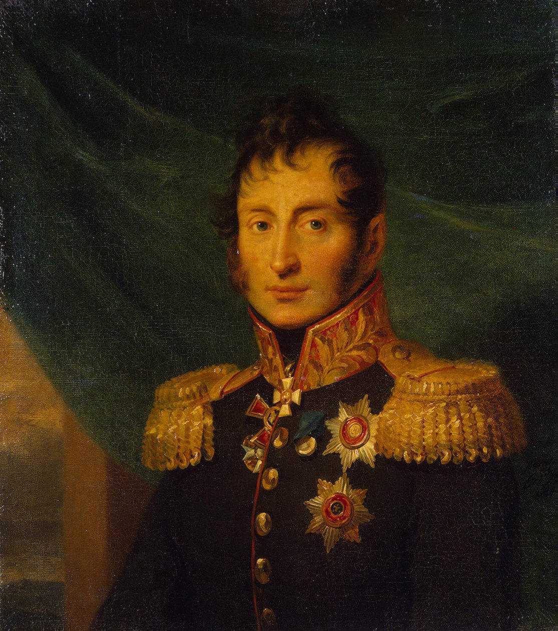 Porträt von Nikolai Alexejewitsch Tuchkow 1765-1812, vor 1825 von George Dawe