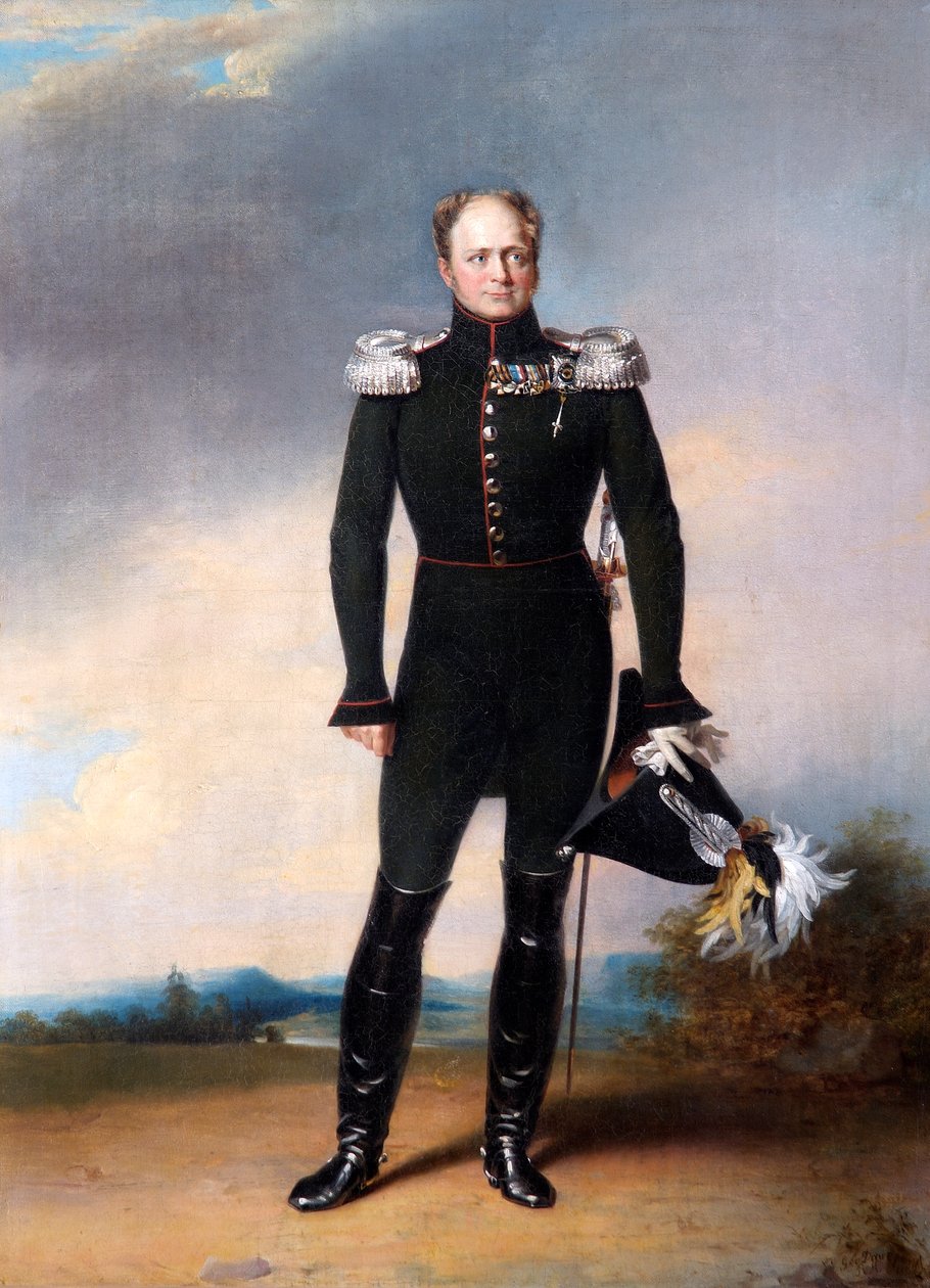 Porträt von Zar Alexander I. von Russland, 1825 von George Dawe