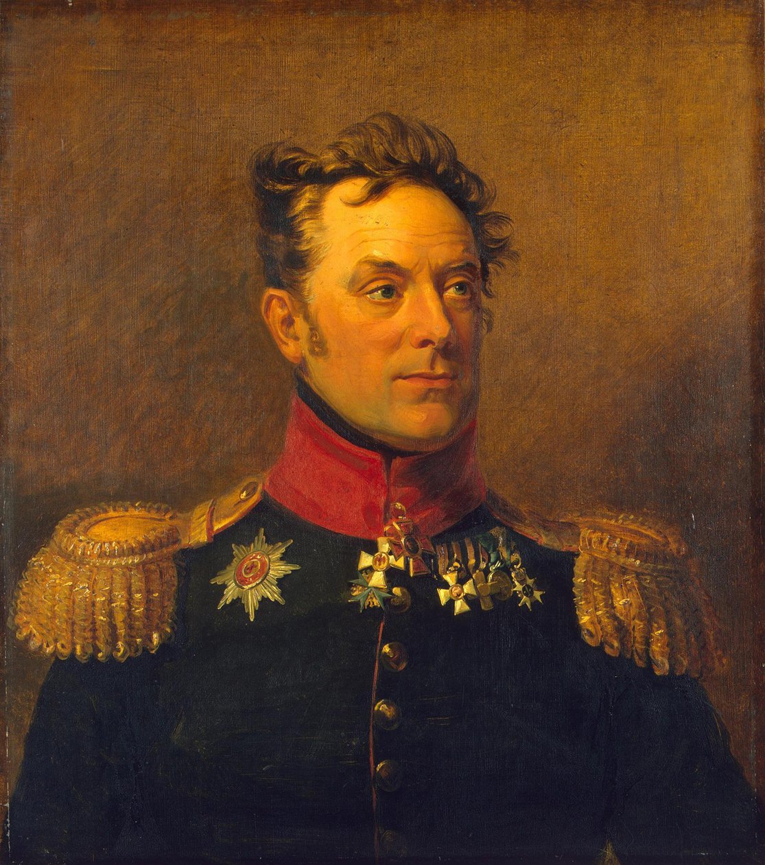Porträt von Yermolai Fyodorovich Kern von George Dawe
