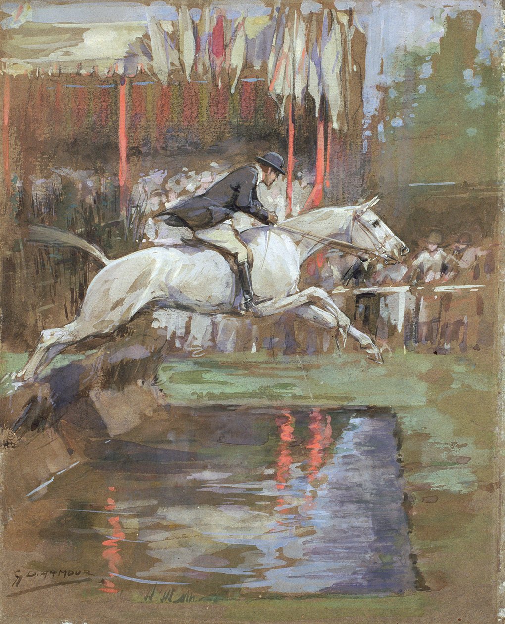 Der Wassergraben von George Denholm Armour