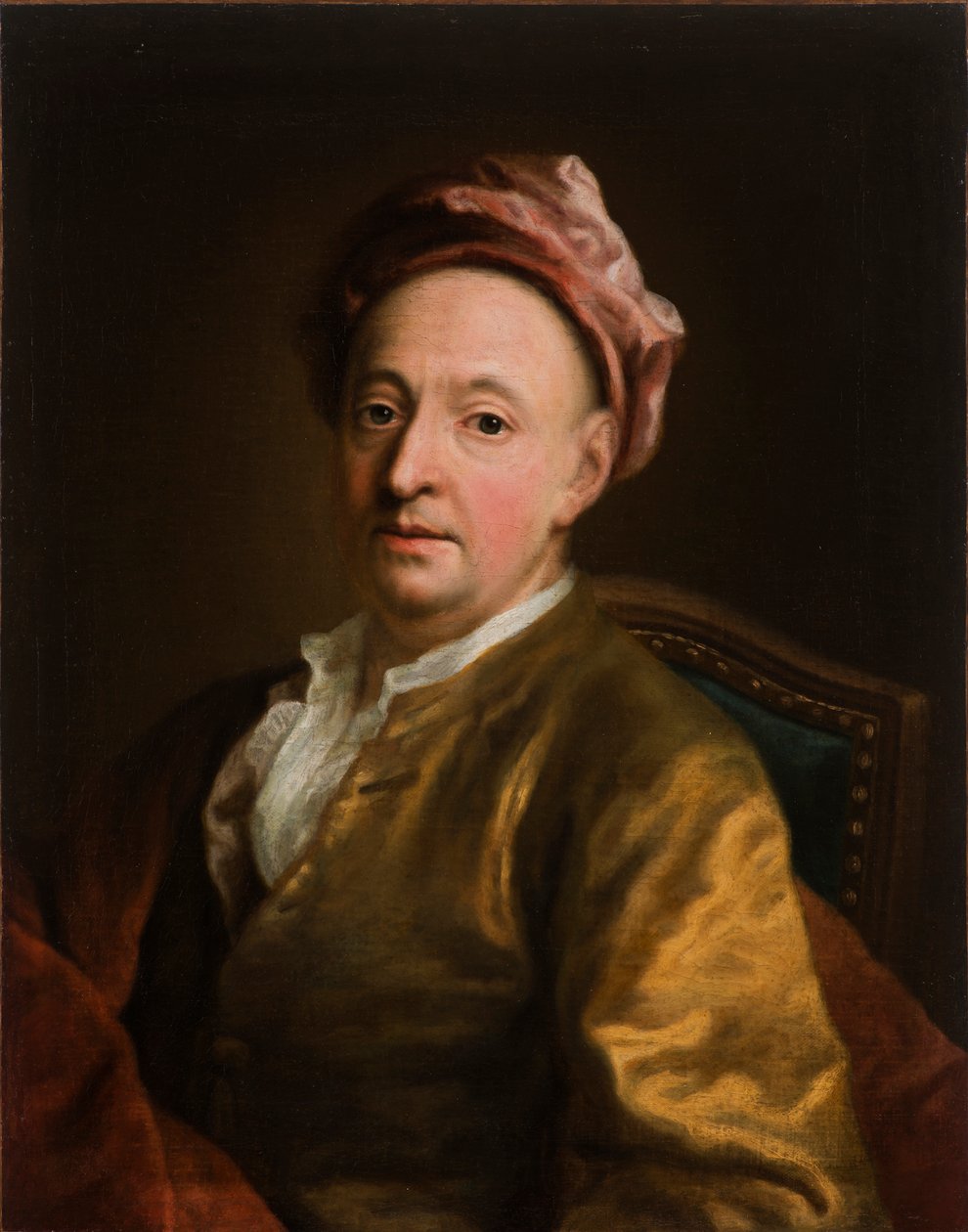 Selbstporträt, Mitte des 18. Jahrhunderts von George Desmarées