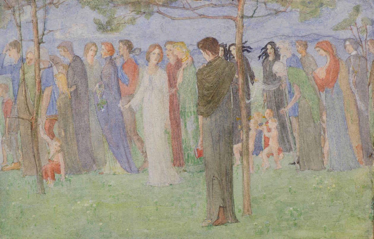 Eine Prozession, c.1898 von George Dutch Davidson