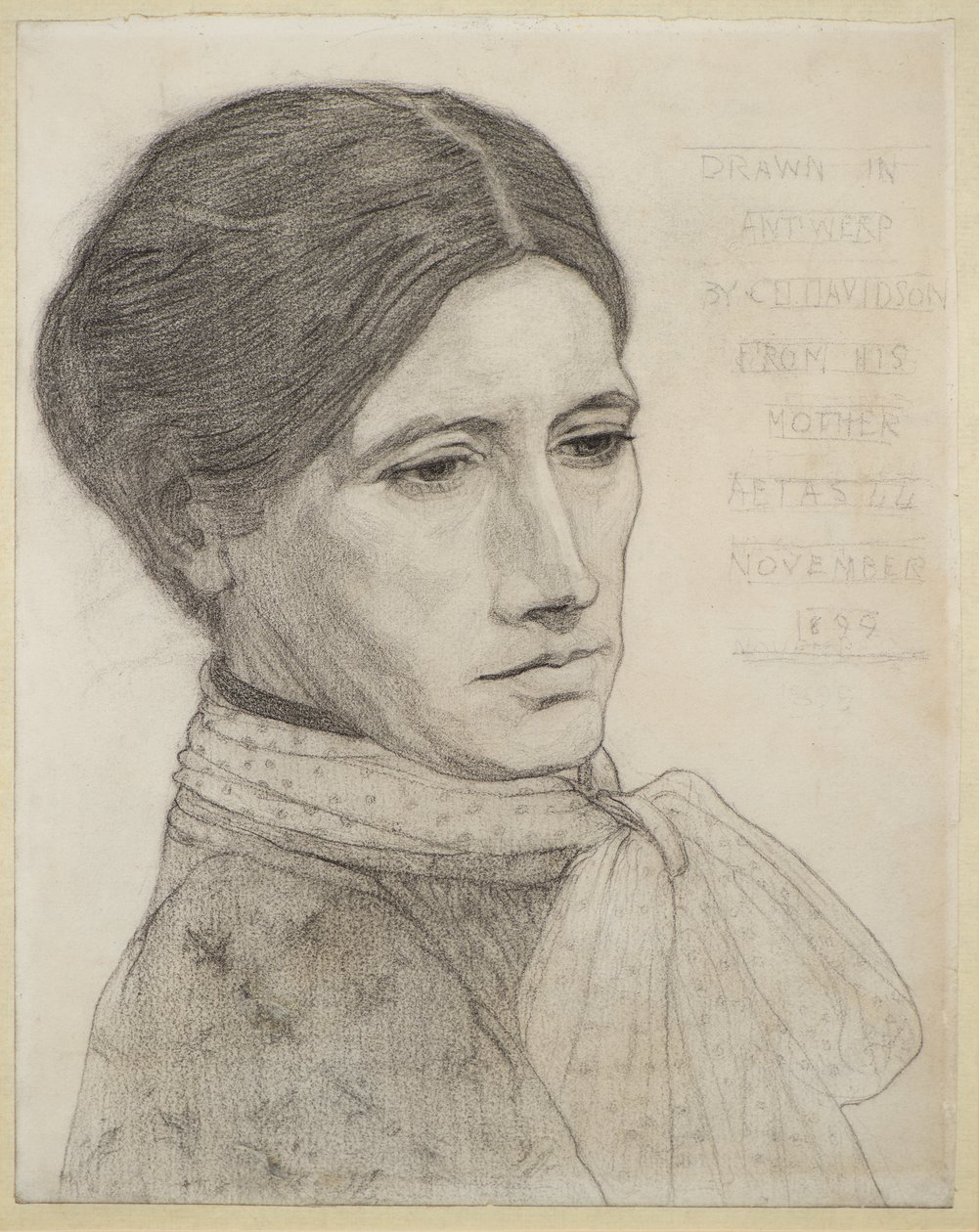 Porträt der Mutter des Künstlers von George Dutch Davidson
