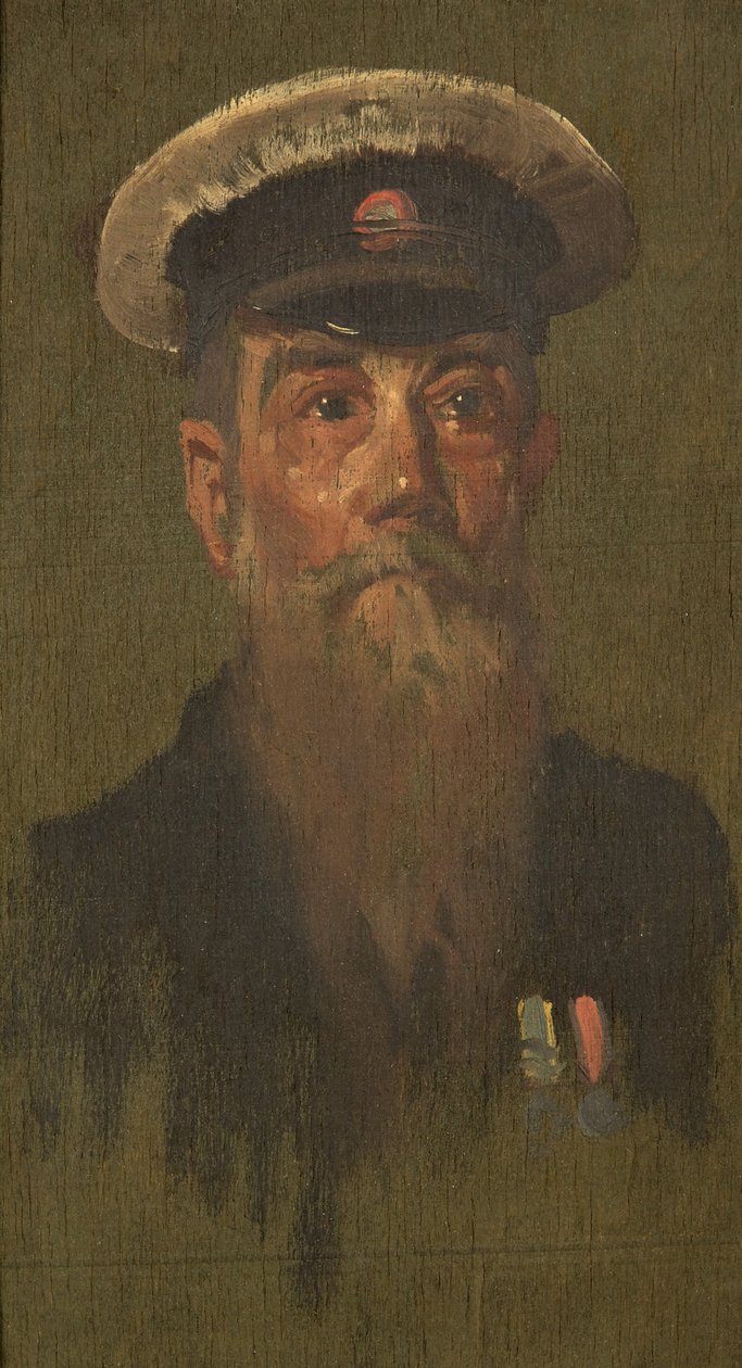 Porträt von J. Brooks, 6. Dragoner, ca. 1920 von George Edmund Butler