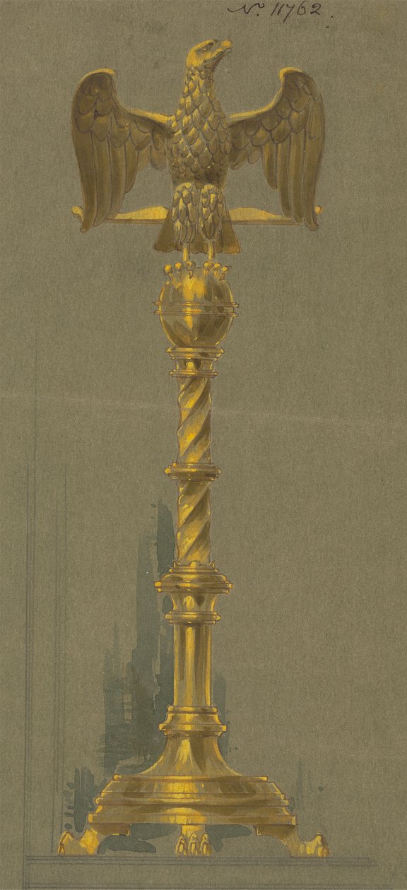Entwürfe für Jones und Willis, Metall- und Holzarbeiter und Kirchenmöbelhersteller aus Birmingham und London von George Edmund Street