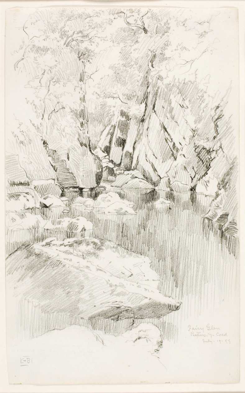 Feen-Tal, Bettws-y-Coed von George Elbert Burr