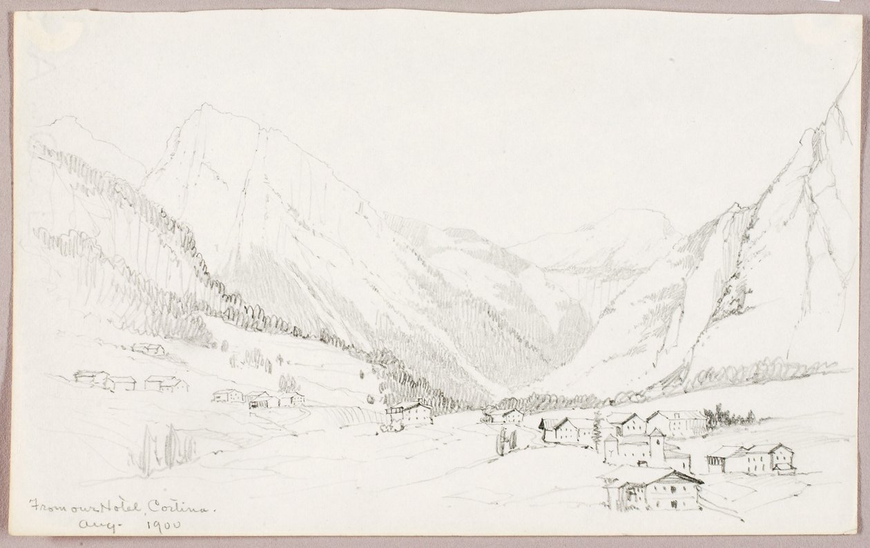 Von unserem Hotel, Cortina von George Elbert Burr