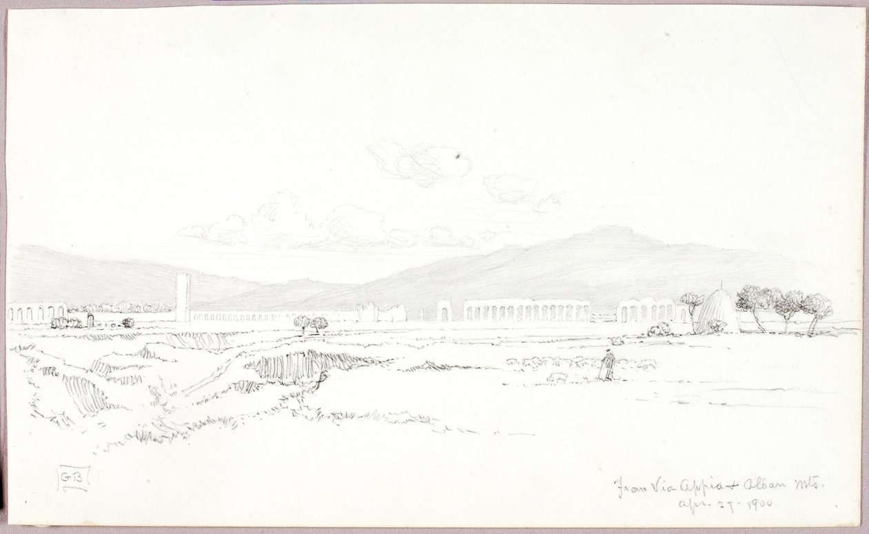 Von der Via Appia und den Albaner Bergen von George Elbert Burr