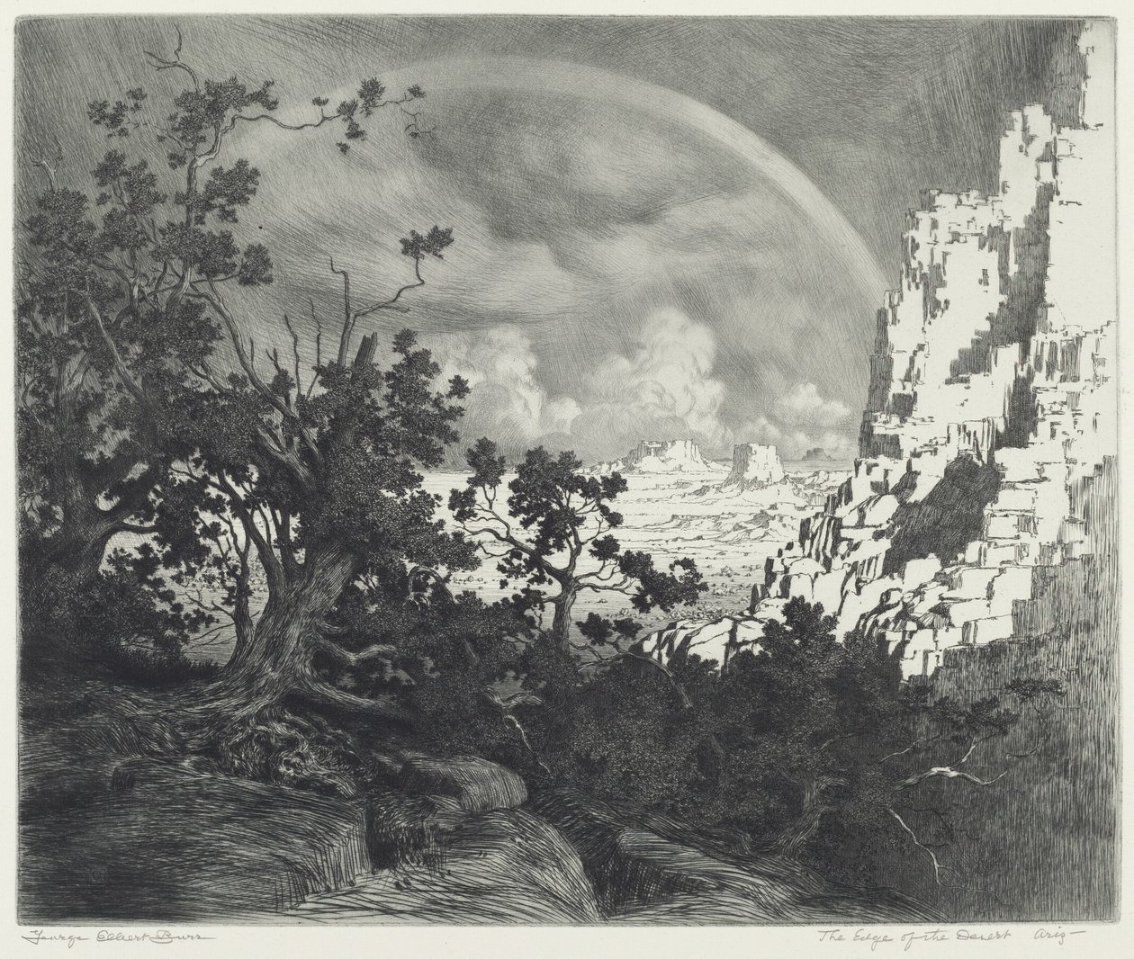 Am Rand der Wüste, Arizona von George Elbert Burr