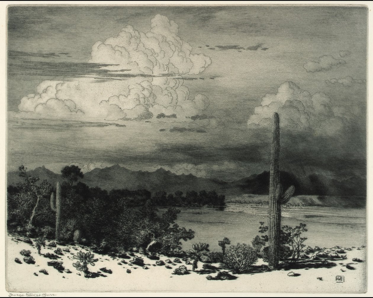 Verde River, Apache-Reservat, Arizona von George Elbert Burr