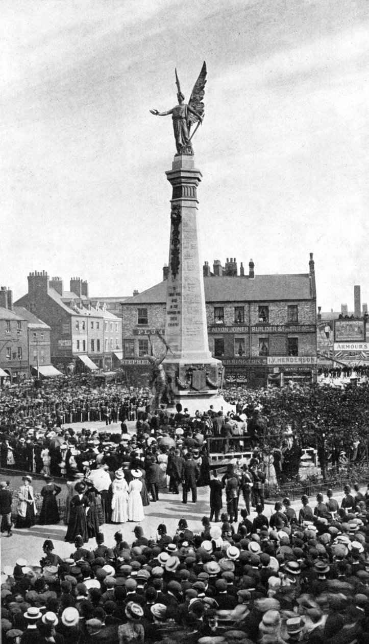 Enthüllung des Northumberland-Kriegsdenkmals von George Frank