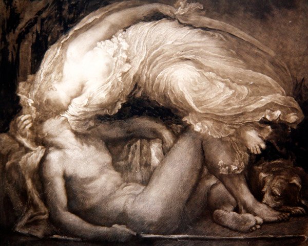 Endymion, graviert von Frank Short von George Frederick (after) Watts