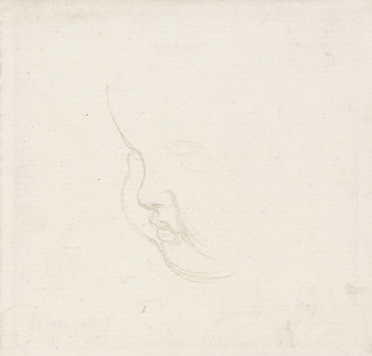 Studie für einen Kinderkopf, ca. 1860 von George Frederick Watts