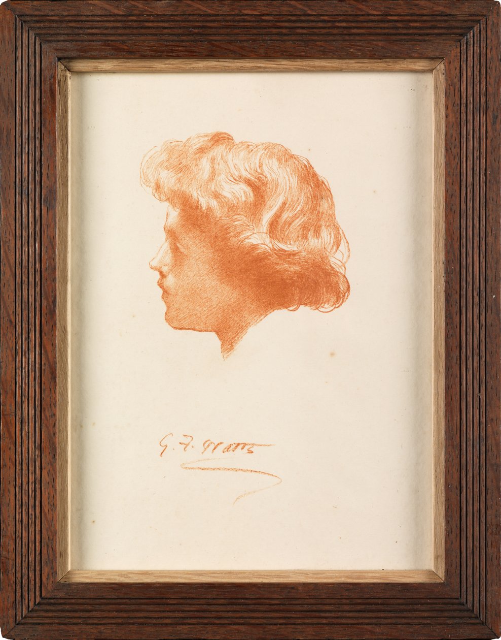 Studie für den Kopf von Sir Galahad von George Frederick Watts