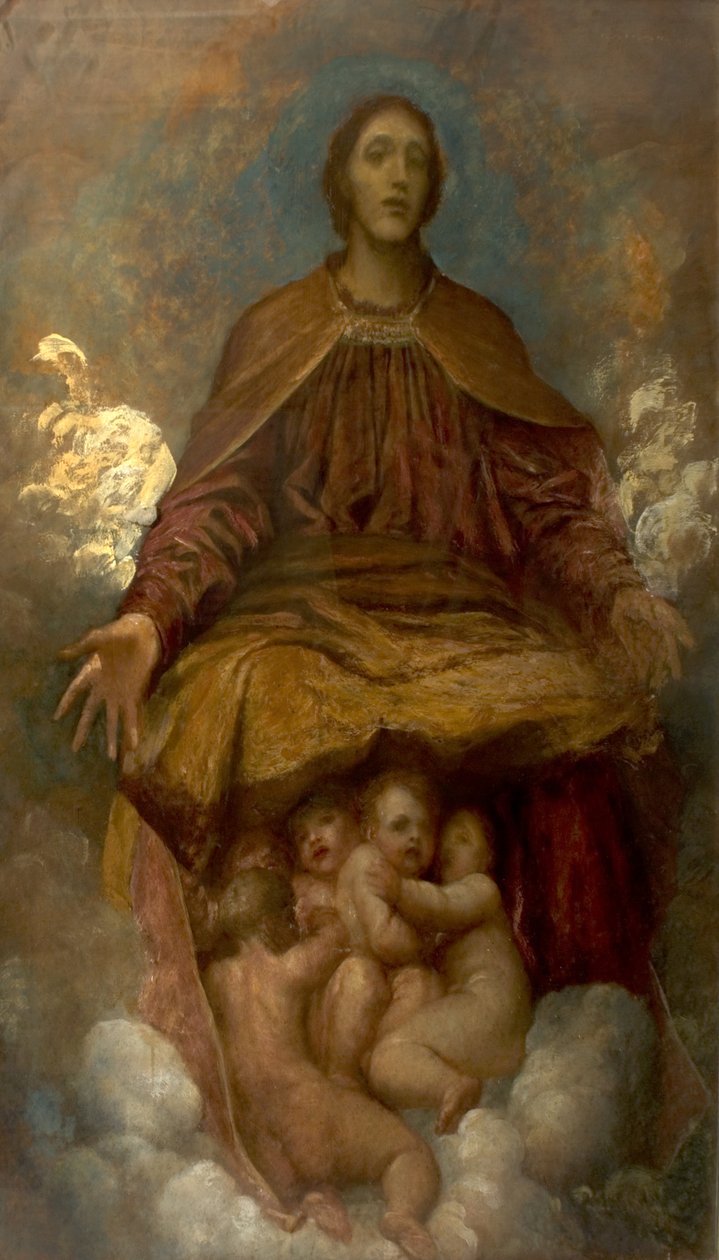 Der Geist des Christentums, 1872-75 von George Frederick Watts