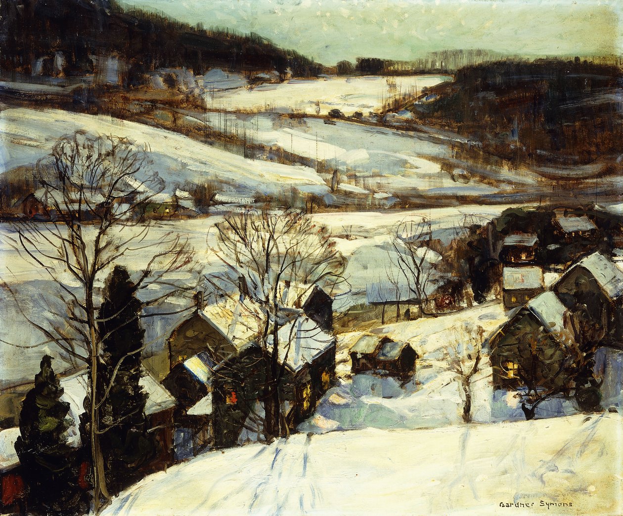 Winterdämmerung von George Gardner Symons