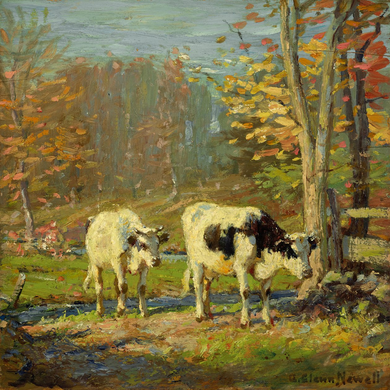 Der Weg zum Bach von George Glenn Newell