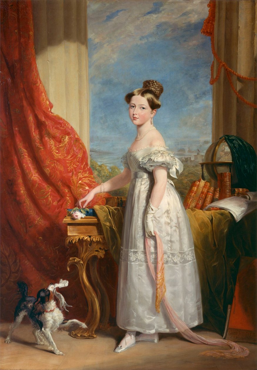 Porträt von Königin Victoria von England als Prinzessin von George Hayter