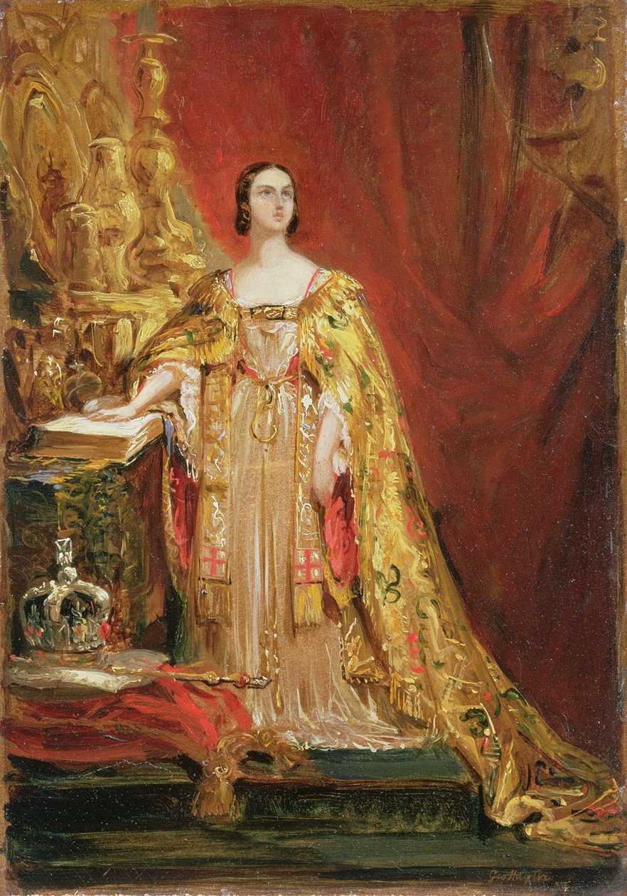 Königin Victoria legt den Krönungseid ab, 28. Juni 1838 von George Hayter